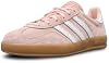 adidas Gazelle Indoor Womens Shoes, Sandy Pink/Cloud White/Gum, Size 8.5 4