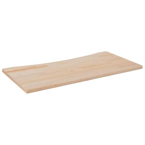 vidaXL Tablero de Escritorio Madera Maciza de Pino 100x60x2,5 cm, Superficie de Escritorio, Tablero de Mesa, Tablero de Mesa de Escritorio