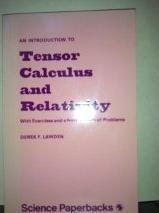 Paperback An introduction to tensor calculus and relativity (Science paperback ; 38) Book