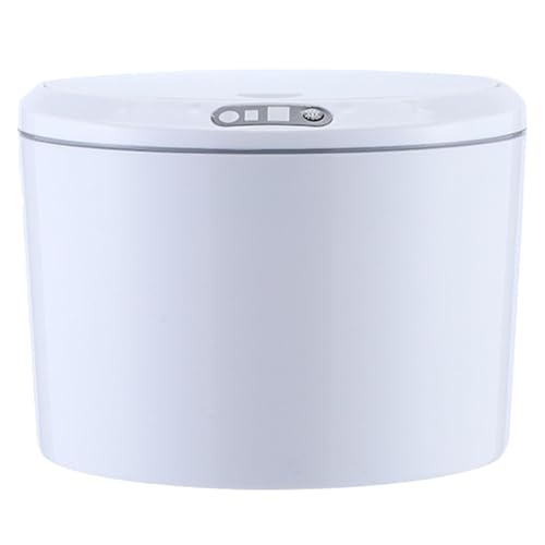 Bote de Basura con Sensor Automático - de Carga USB, Bote de Basura Eléctrico Sin Contacto de 3 Litros | Almacenamiento de residuos de escritorio con tapa para dormitorio, campistas, Rv, apartame