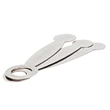 CORHAD 3個フルート修理用パッディングツール ステンレス製 木管楽器 ピッコロ対応 フルートタンポ交換 修理用工具