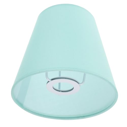 Image of Hemobllo Small Lamp Shade - Fabric Lampshade Pendant Macaron Color Shades for Table Floor Lamps, 5x5x3 inch, Mint Green