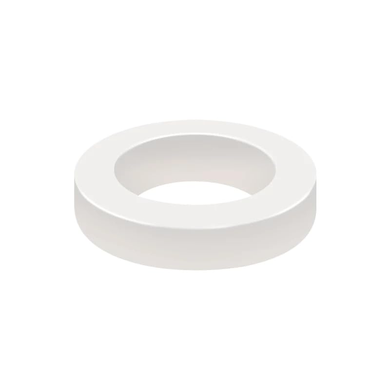 Rubber Flat Round Ring Washer Seal Silicone Gaskets PTFE High Temp White Black (10,1