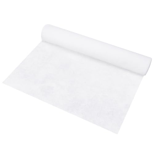 BENECREAT Filtro de ventilación 3 m x 41 cm rollo de filtro de aire electrostático material de filtro blanco para el suelo registro rejilla techo HVAC y autocaravana ventilación