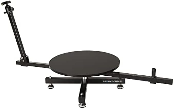 Proaim Compass 360° Photo Booth - Rotating Camera Platform for Smartphones, iPad & DSLR Camera. for Photographers, Youtubers & Videomakers. 150kg Payload (DL-CMPS-01)
