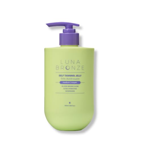 Luna Bronze Self Tanning Jelly, Purple Gel Tanner, Jumbo, 16.9 fl oz