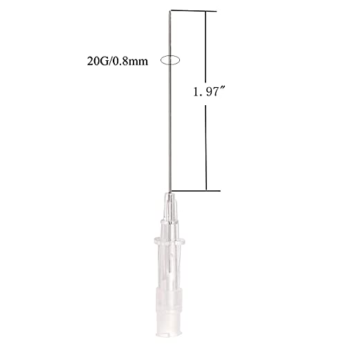 Piercings Needle,New Star Tattoo 10pcs 20G Gauge Steel Catheter Piercing Needles Supply