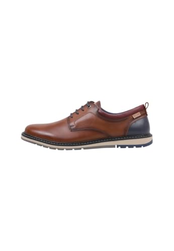 Pikolinos Zapatos Cordones en Cuero Berna para Caballero Color Cuero