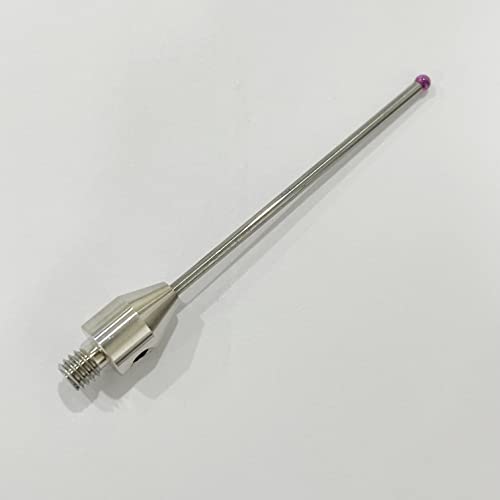 Image of Cmm Touch Probe Stylus, Ruby Ball Stylus for CNC Probe Renishaw OMP40-2 OMP60 Renishaw A-5003-4797 Probe Stylus M4 Thread L50mm D2mm Tungsten Carbide Haas Mazak Blum Marposs Machine