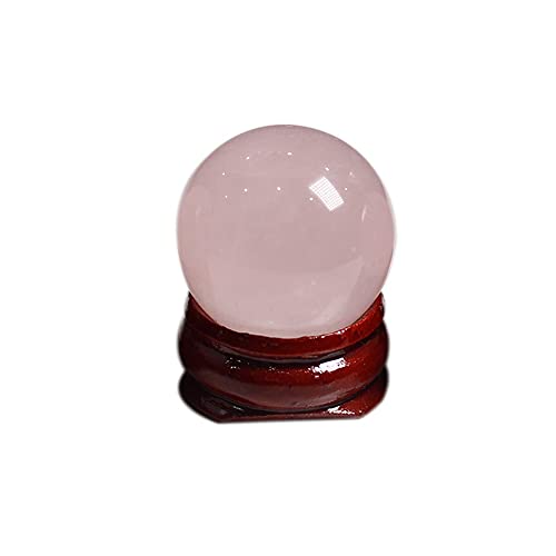 WGPHDW Kristallheilung Meditation Dekoration Heilung Kristall Natürliche Rosa Rosenquarz Edelstein Ball Geizination Kugel Sammlung Hochzeit Dekor Geschenke Haus Dekoration (Size : 2cm)