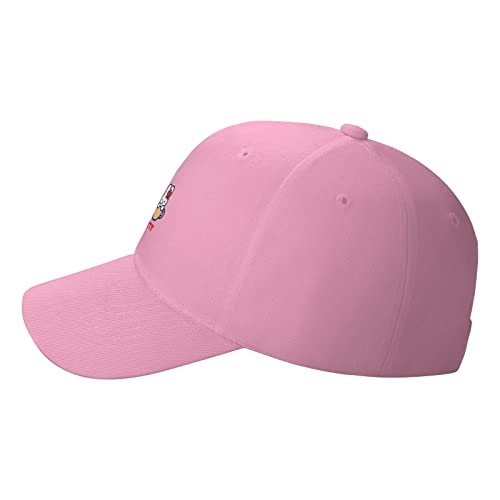 Xyndbik Anime Baseball Cap For Women Cute Hat Adjustable Trucker Dad Hat Pink #TOP2