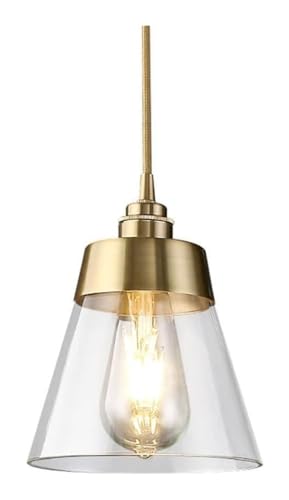 Luminaire suspendu en verre pour illuminer vos dîners chaleureux dans la salle à manger