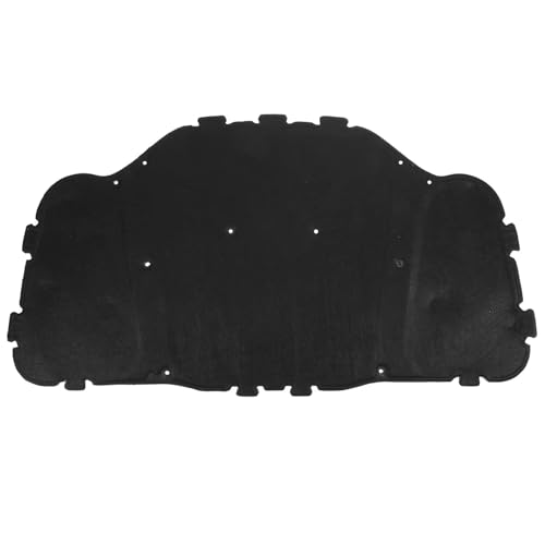 Isolation capot BMW E60 E61 en coton noir absorbant thermique et acoustique