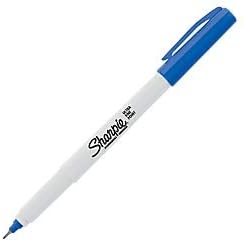 DYMO Ultra Fine Point Blue Permanent Marker  Permanent Markers (Blue, Multi-Colour, Plastic, Ultra-Fine)