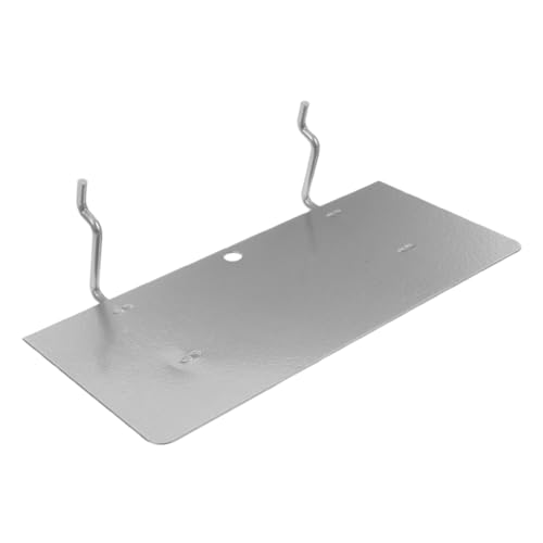 PartyKindom White Pegboard Accessories Wall-Mounted Tool Organizer Heavy Duty Iron Pegboard Shelves for Workshop and Garage