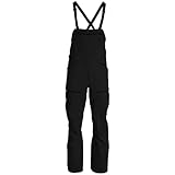 THE NORTH FACE Purist Bibs Women's Ski Active Pants Waterproof TNF Black (Medium/Short)