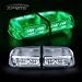 Xprite Gen 3 Green 36 LED 18 Watts Roof Top Hign Intensity Law Enforcement Emergency Hazard Warning LED Mini Bar Strobe Light with Magnetic Base