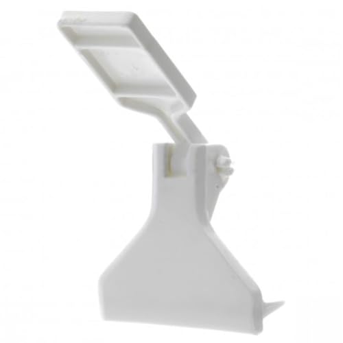 cyclingcolors Arrêt vent en PVC blanc pour jalousie ou persienne gauche droite longueur 105mm Volet roulant Store Butée Volet Accroche Bloque Protection