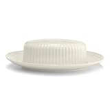 Mikasa Italian Countryside Covered Butter Dish, White