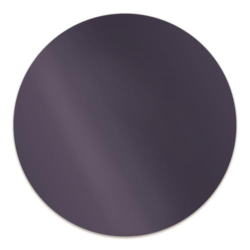 Protège-sol PVC imperméable bleu ø100 cm tapis de sol résistant et lavable