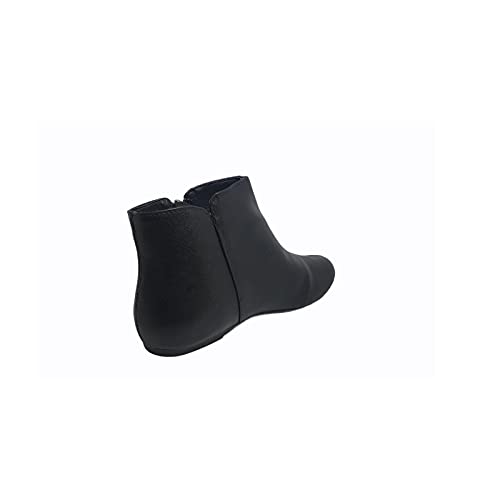 Bota Rasteira Básica, Cano Curto, Via Uno, 072071Sbavv, Feminino, Preto, 37