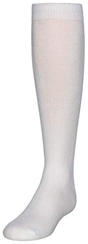 Trimfit Girls Classic 3-Pack Flat Knit Knee-Hi's, White, L2