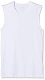 [page_title]-Seidensticker Herren Tank Top T-Shirt Rundhals Ärmellos Uni Unterhemd, Weiß (Weiß 1), Medium