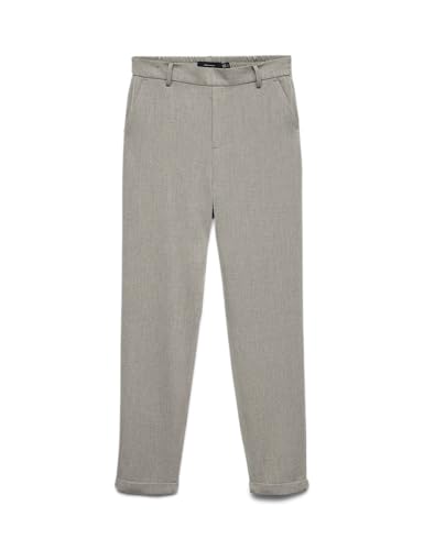 Pantalon ample VERO MODA Kiara gris moyen taille M 30L pour femme