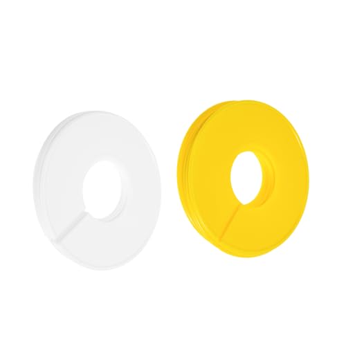 HOOTNEE 12pcs Clothes Size Separation Clothes Wall Hangers for Clothes Kid Hangers Coat Hangers Hangers Closet Dividers Clothing Rack Divider White Plastic