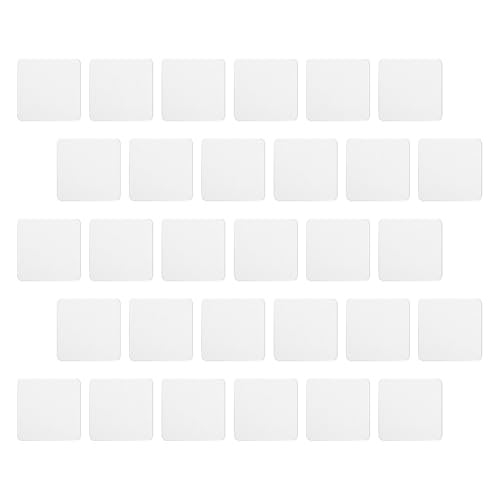 ABOOFAN Posavasos para Coche Sublimables 3 MM de Grosor 32 Piezas Alfombrillas Antideslizantes para Portavasos Interior de Coche DIY Personalizables Resistentes a Manchas y Compatibles