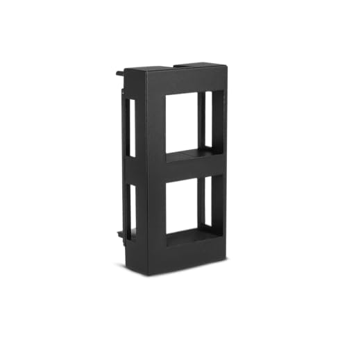 Image of MX RJ-45 Cat6 / Cat6A Double Ethernet Socket | 1-Module Wall Plate | 22.5x45mm Modular Socket | LAN & Network Data Outlet | Blank Plate Option - Pack of 2
