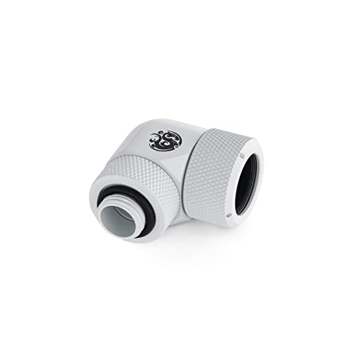 Bitspower アドバンスマルチリンクアダプター Anschluss 90 Grad G1/4 Zoll AG auf 16mm AD ハードチューブ - drehbar