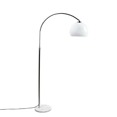 Lindby LED Bogenlampe mit Fußschalter, verstellbare Höhe 148-188cm,...