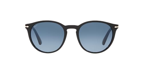 Persol Uomo 0PO3152S Occhiali, Black/Blue Shaded, 52