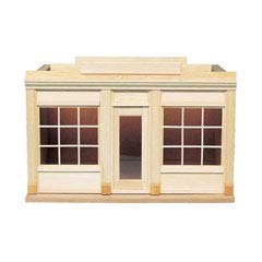 Dollhouse Miniature Street of Shops-Two Window Shop by Houseworks
