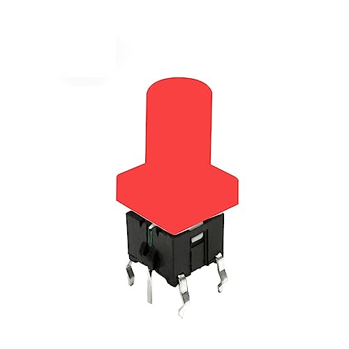 1 PCS Interruptor iluminado, 7.5 * 7.5 * 17.8 dimensiones, botones de operación del procesador de audio y video(C)