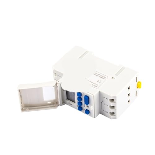 Interrupteur horaire programmable THC15A 12V avec capacité de 16A pour rail DIN - 2