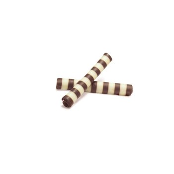 Belgian Chocolate Sticks Twister Dark/White 1.4 -3150 pces