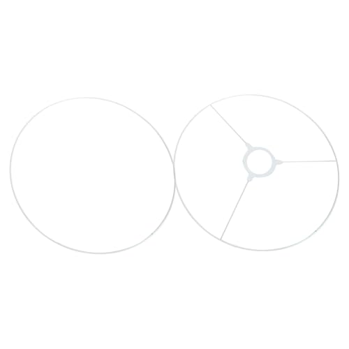 AUTSUPPL Estructura para Pantalla de Lámpara de Hierro Resistente Marco Redondo Accesorio para Lámparas de Mesa Compatible con Bombillas