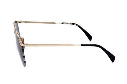 David Beckham Sunglasses - DB 1038/F/S 0RHL/IR - Gold Black/Grey Lens (58-19-145)3