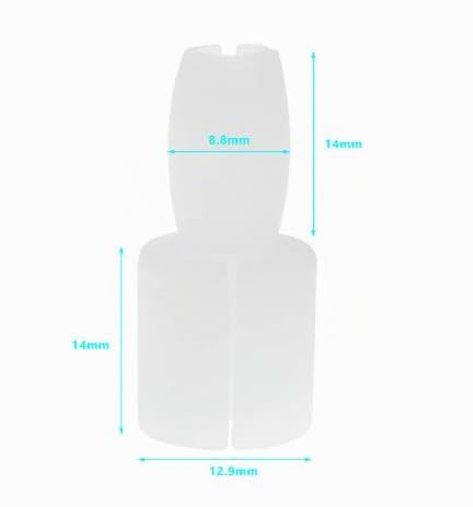 Bettecso 4 pcs clips de boulon régulateur de porte arrière et fenêtre pour vitre de voiture, compatible avec VW, Seat, Skoda 6N0839511 922751 – vue 6