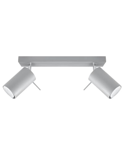 Lampe à LED SOLLUX SL.0450 en acier gris, alliance de durabilité et design