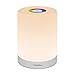 Price comparison product image Fedetkey Night Light,LED Touch Control Chargeable Smart Bedside Table Lamp,RGB Color Changing Modes for Baby Kids Bedroom,Office,Camping