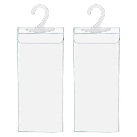 Nawwgy Handicap Parking Placard Holder, Transparent Disabled Parking Permit Placard Protective Holder (Set of 2) Parking Sign Storage Bag Cover