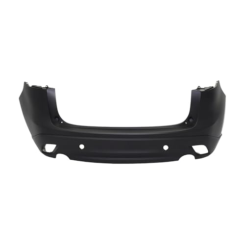 Image of FitParts Compatible with Mazda CX-5 2013-2016 Rear Bumper Cover | Primed, Without Parking Sensor Holes, Ready to Paint, OEM KDY75022XDBB, MA1100210