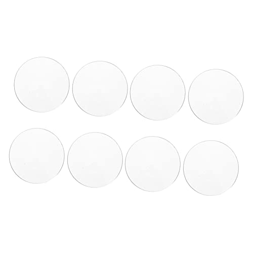 PRETYZOOM 10pcs Watch Glass Lab Watch Instruments Experiment Transparent Laboratory Chemical Chemistry School Glasses Equipment