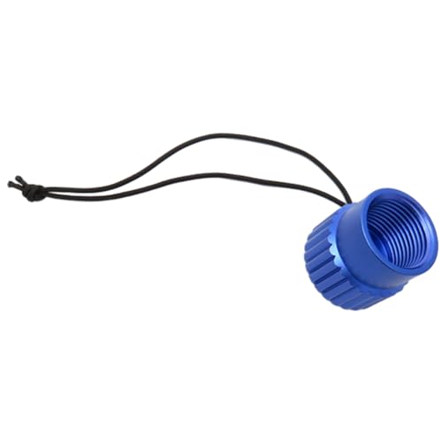 MLWSKERTY Threaded Din Scubas Valves Plug Protector Diving DIN Valves Regulator Plug Caps Attached with Rope