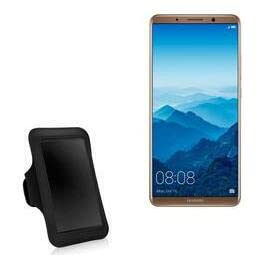 BoxWave Case Compatible with Huawei Mate 10 Pro - Sports Armband, Adjustable Armband for Workout and Running for Huawei Mate 10 Pro - Jet Black