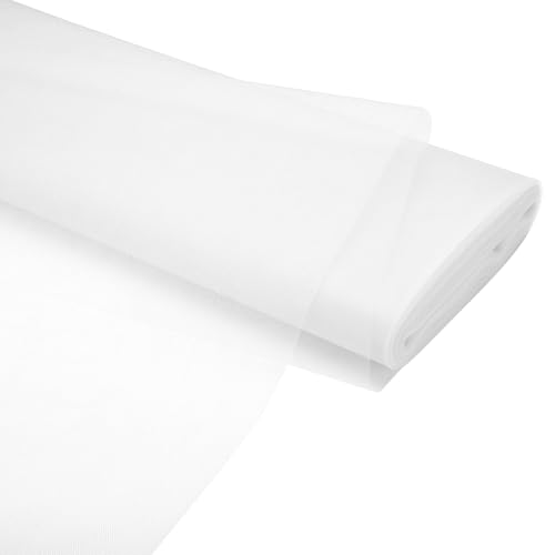 Tissu tulle blanc en rouleau de 40 yards pour une décoration de mariage féerique