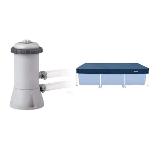 Intex 28604 - Depuradora Cartucho Filtros Tipo A, 2.006 L H, 1 Unidad Paquete De 1 55252 - Cobertor Solar Para Piscina Desmontable Rectangular 260x160cm, Con Cordón De Agarre Intex 28604 - Depuradora Cartucho Filtros Tipo A, 2.006 L H, 1 Unidad Paquete De 1 55252 - Cobertor Solar Para Piscina Desmontable Rectangular 260x160cm, Con Cordón De Agarre